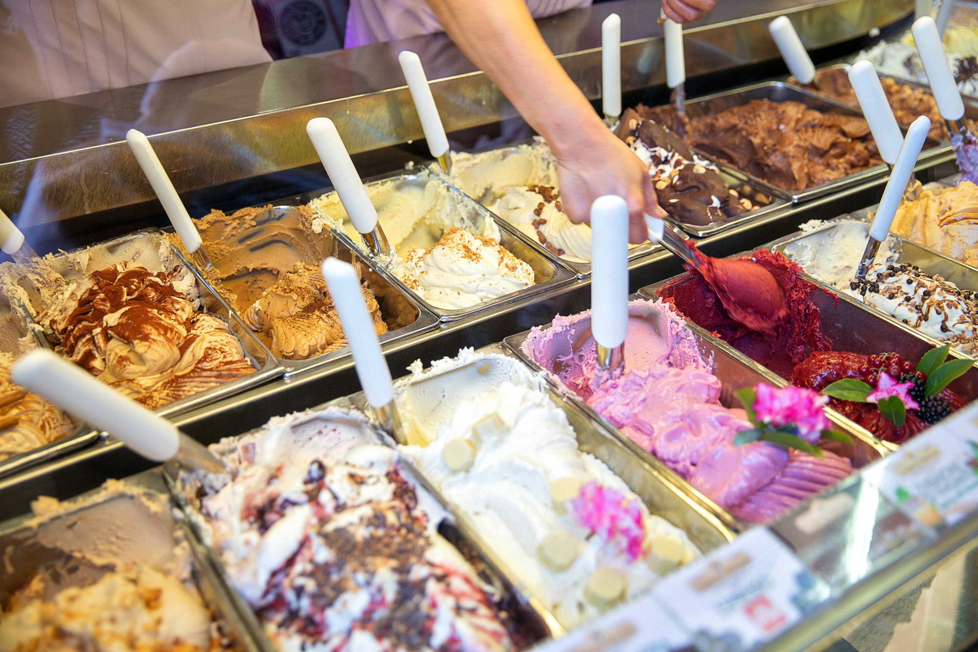 Variety of ice cream